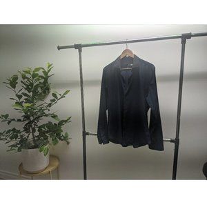 H&M - Navy blue collared shirt - medium